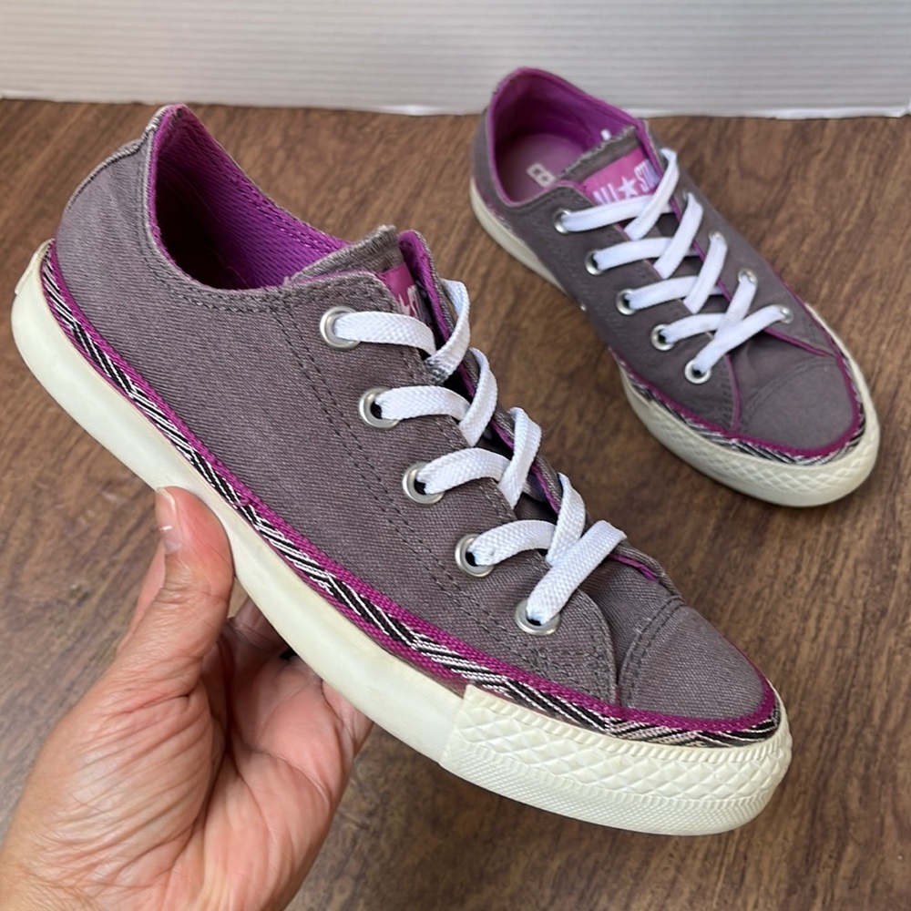 Converse Women's All Star Low Top Shoes Purple Converse Sneakers Size 6